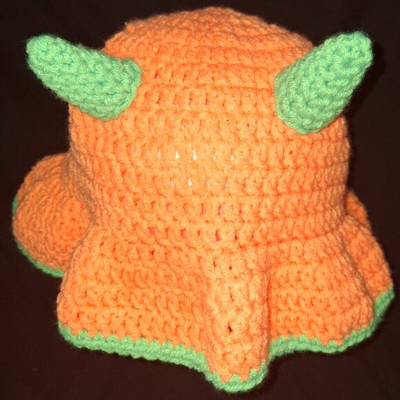 Handmade Crocheted Hat With Horns main image 4
